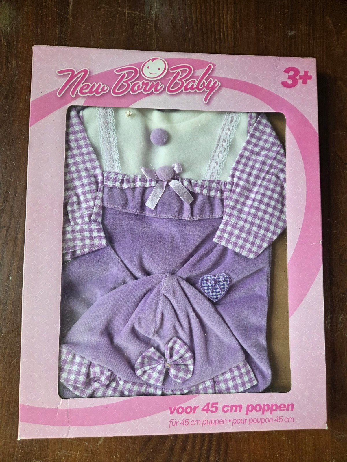 Poppenkleding setje, voor 45 cm pop, Ophalen of Verzenden, Nieuw, Babypop