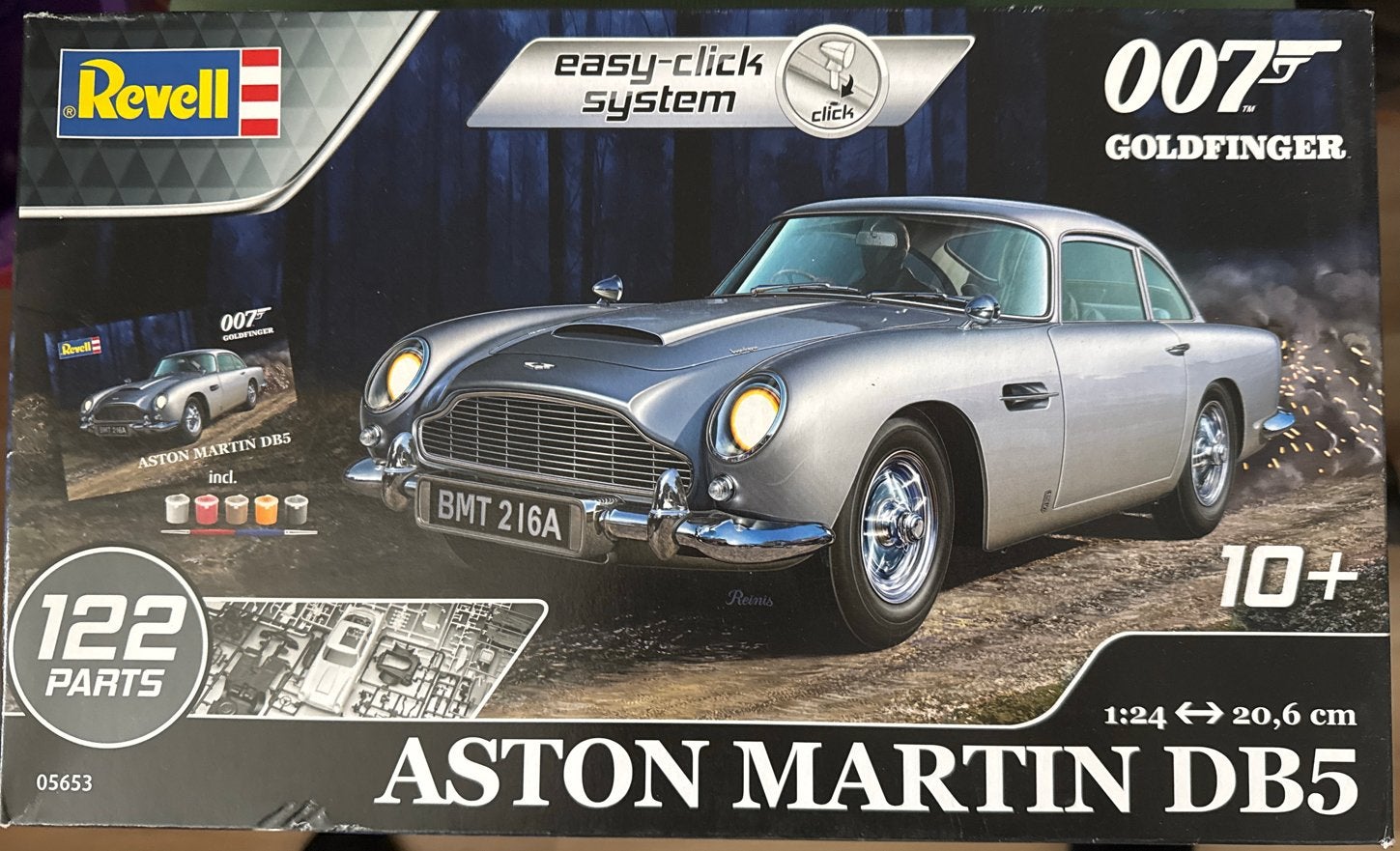 Revell 007 Aston Martin DB5 Goldfinger, Auto, Nieuw, Ophalen of Verzenden, 1:32 tot 1:50