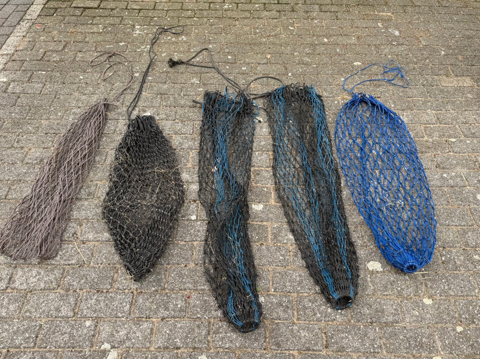 5 hooinetten, Dieren en Toebehoren, Paarden en Pony's | Overige Paardenspullen, Ophalen of Verzenden, Gebruikt, Overige disciplines