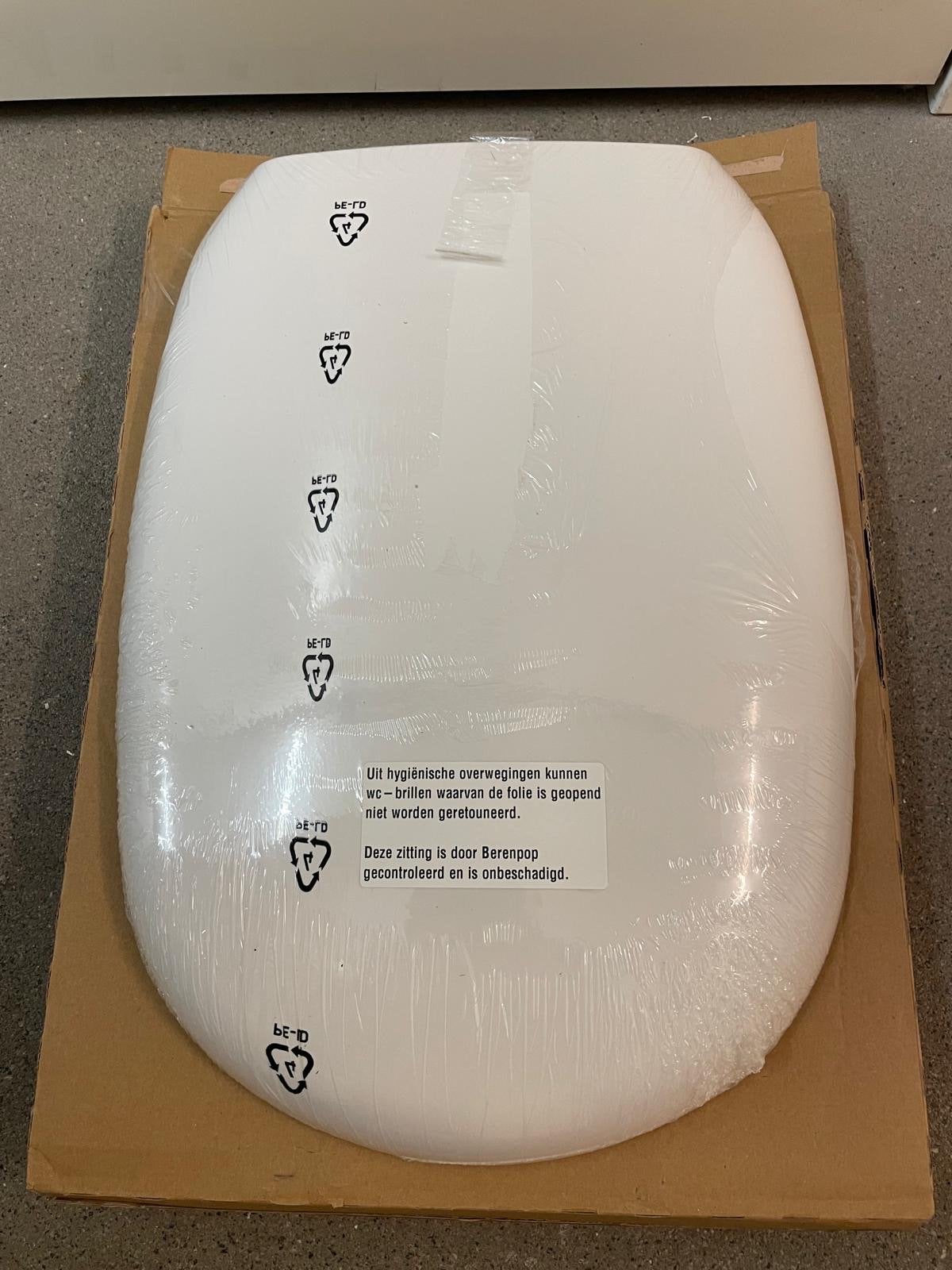 Sphinx 330/355/390 Toiletzitting met deksel softclose wit, Ophalen of Verzenden, Nieuw, Koper, Toilet