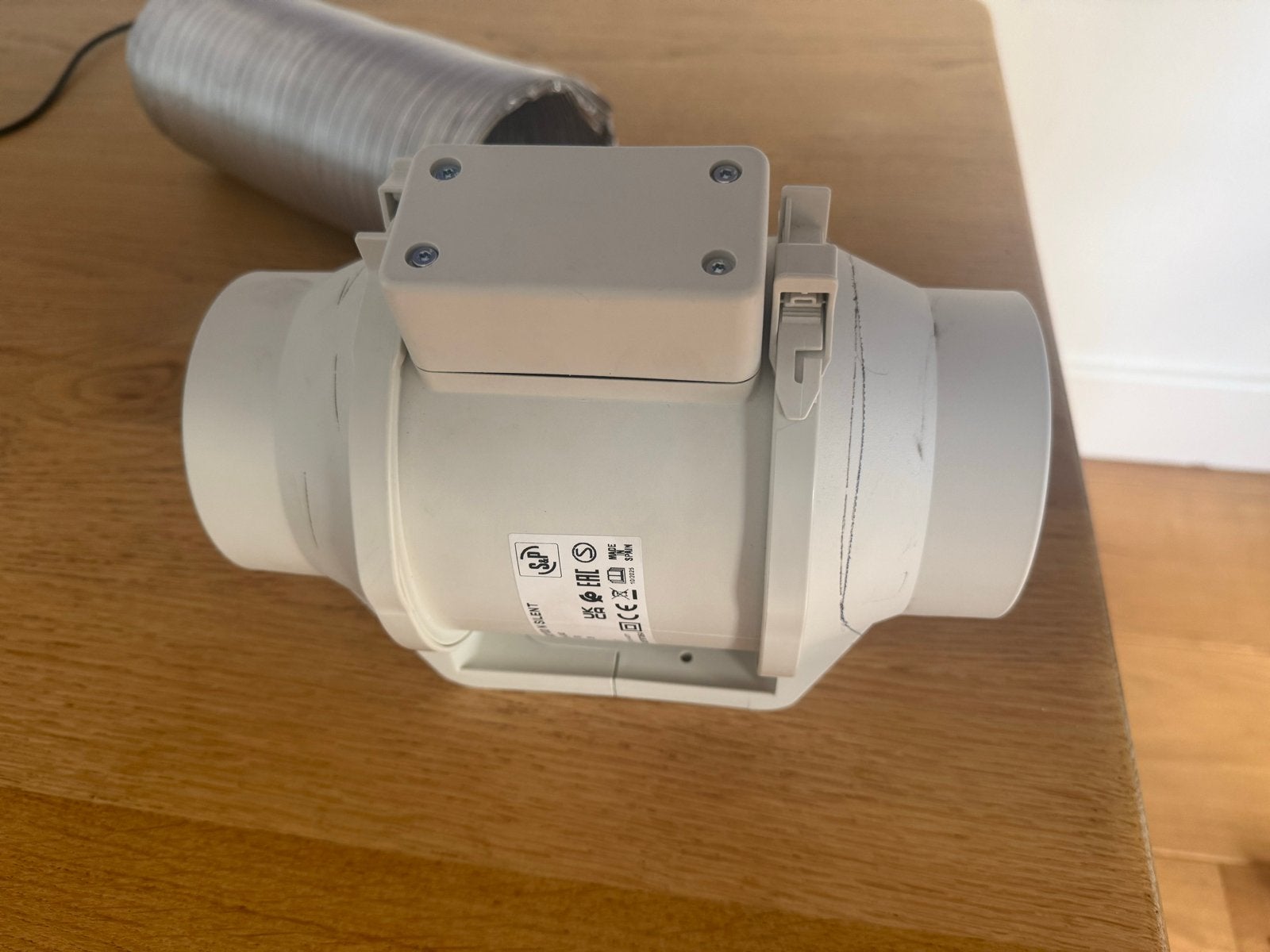 Soler & Palau 160/100 Buisventilator met Flexibele Buis, Doe-het-zelf en Verbouw, Ventilatie en Afzuiging, Ophalen of Verzenden