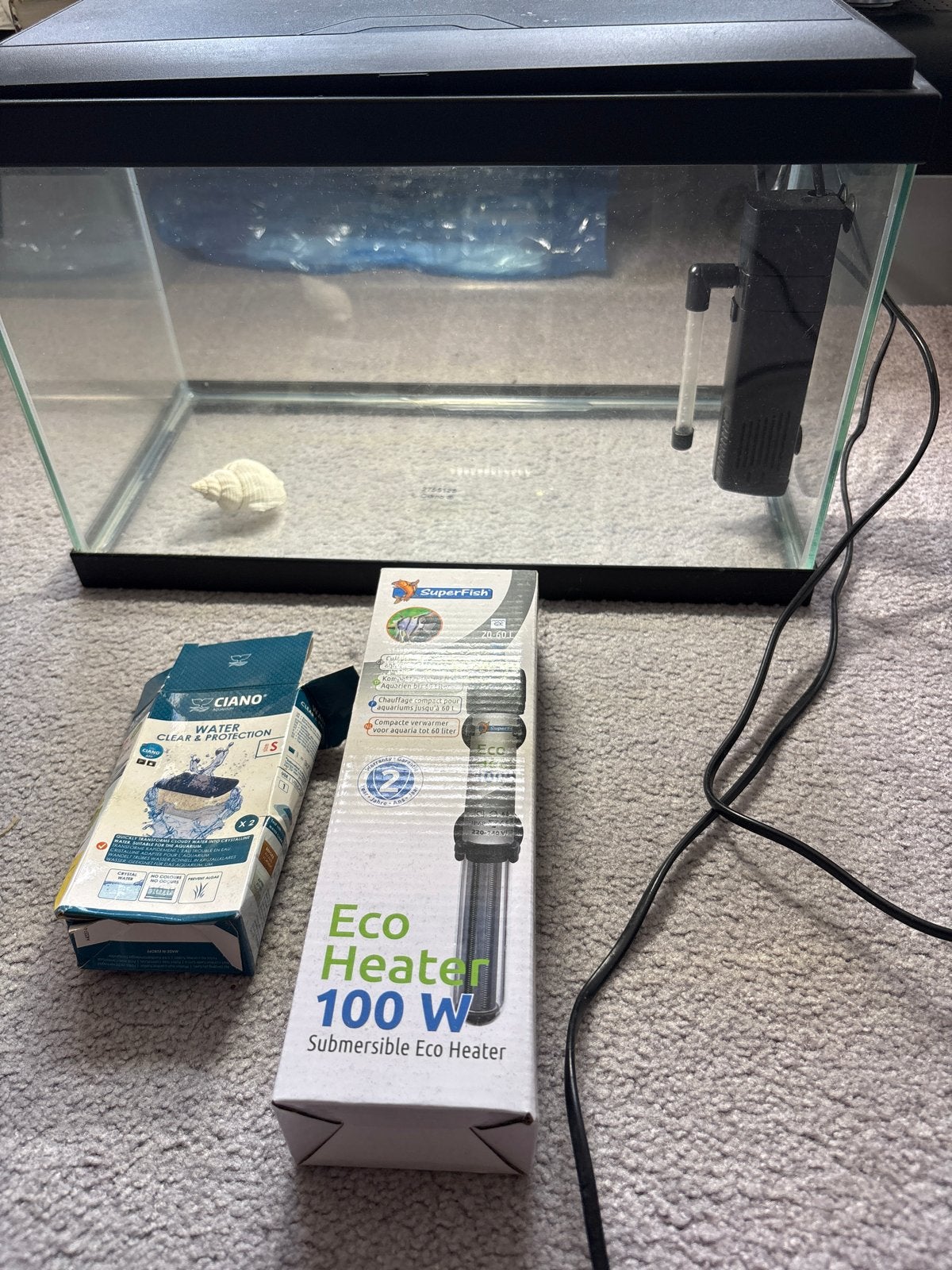 Aquarium, Ophalen