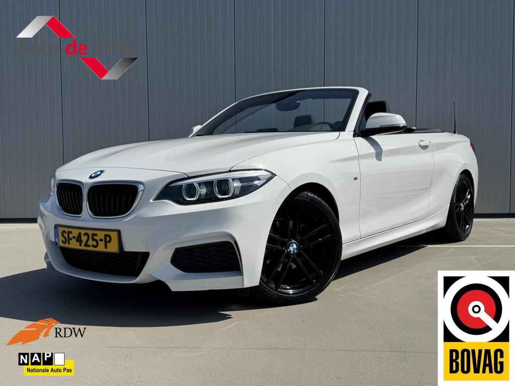 BMW 2-serie Cabrio 218i Executive M-Sport|Navi|NL-Auto, Auto's, BMW, Automaat, Gebruikt, Cabriolet, 4 stoelen