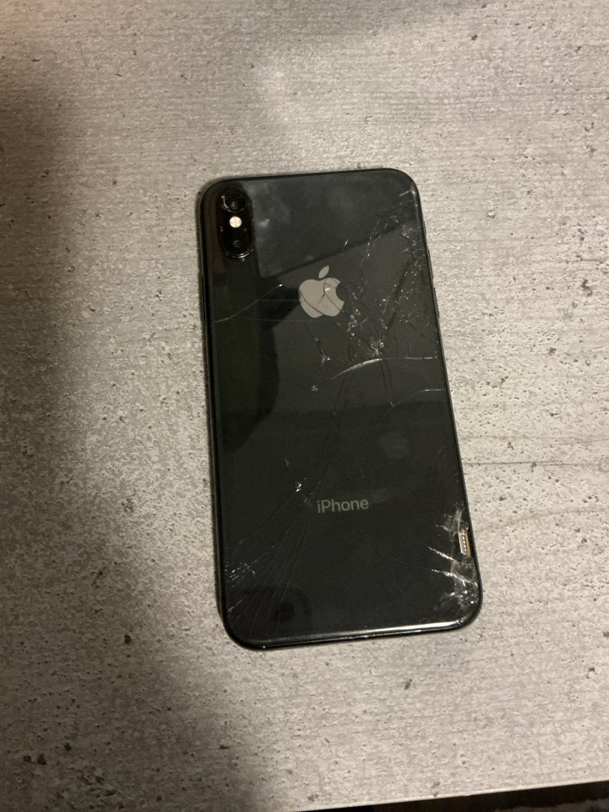 iPhone XS met defect beeld - Ideaal voor onderdelen, Ophalen of Verzenden, Niet werkend, Zwart, IPhone XS