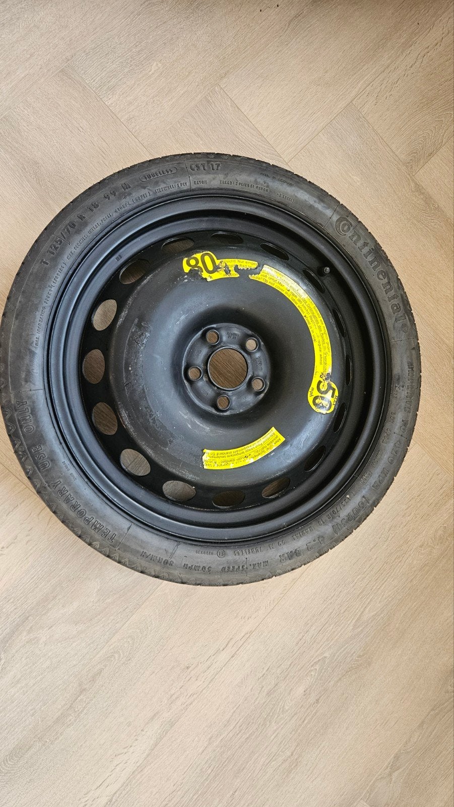 reservewiel volkswagen tiguan/ateca/taracco, Ophalen, Zo goed als nieuw