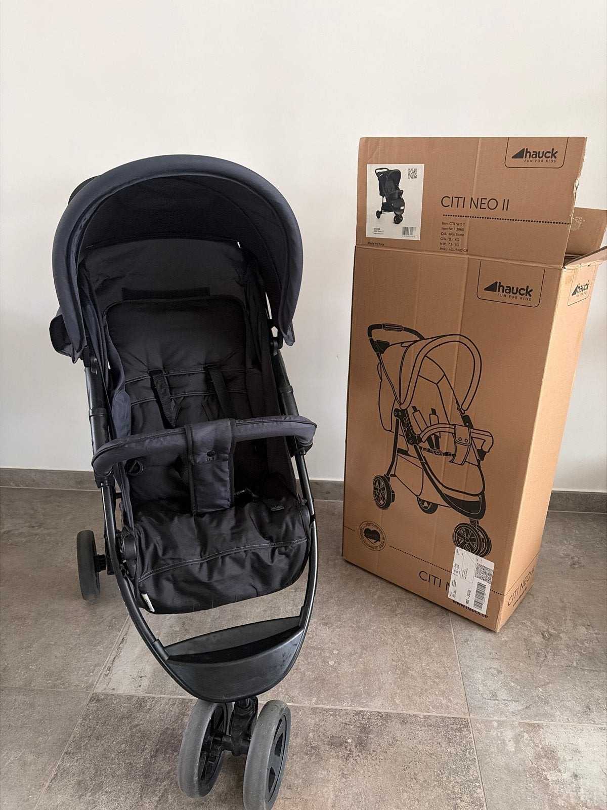 Hauck Citi Neo II Kinderwagen/ buggy, Ophalen of Verzenden, Zo goed als nieuw, Kinderwagen, Overige merken