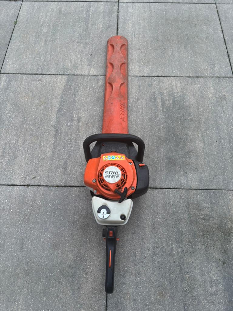 Stihl  heggenschaar br 81, Tuin en Terras, Heggenscharen, Ophalen of Verzenden, Zo goed als nieuw, Benzine