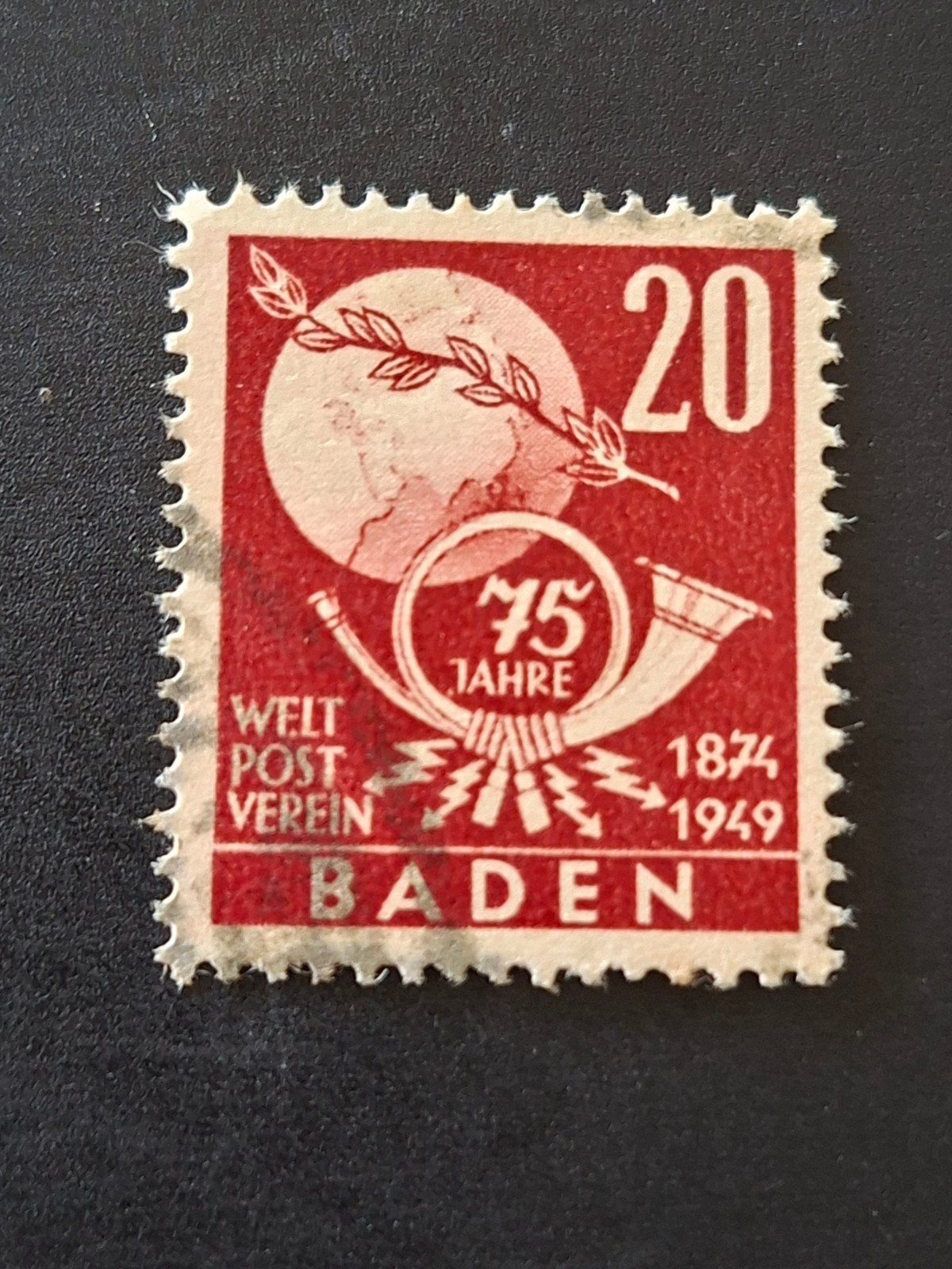Duitsland Fr. Zone Baden Mi 56, Verzenden, Overige periodes, Gestempeld