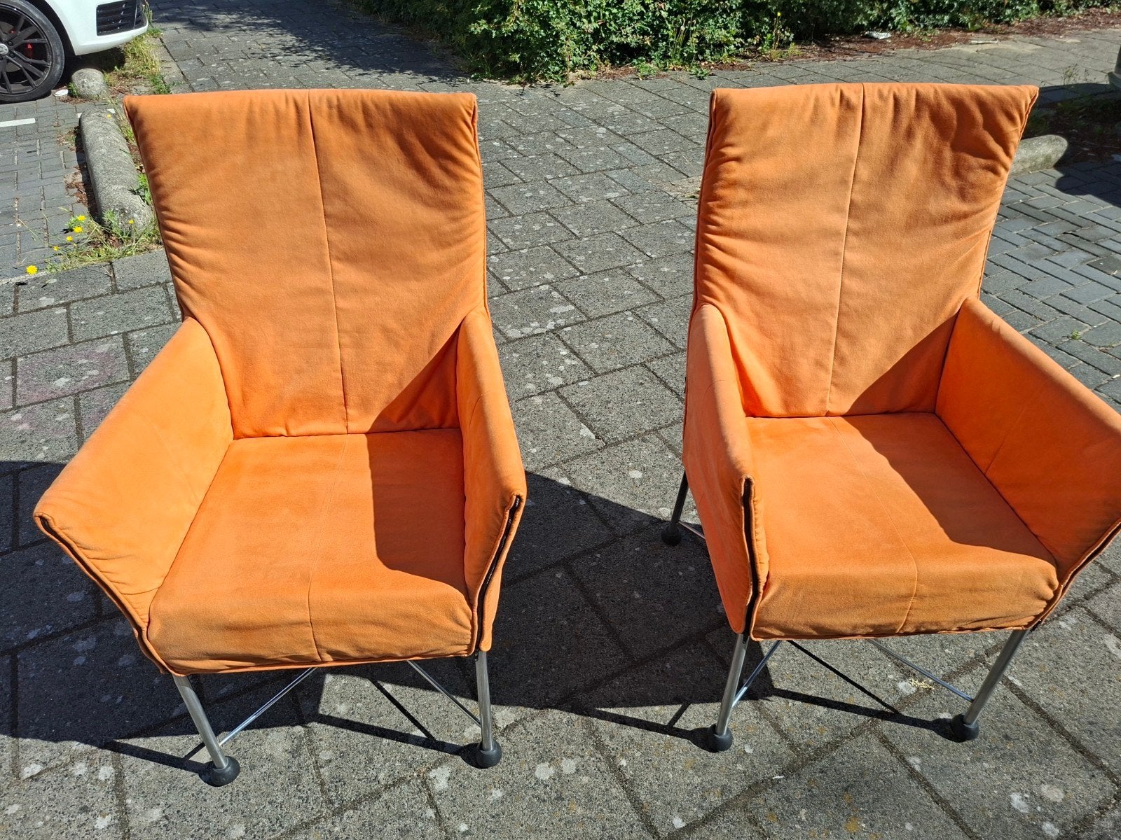 2 Montis Chaplin stoelen met chromen onderstel, Ophalen, Modern design, Twee, Overige kleuren
