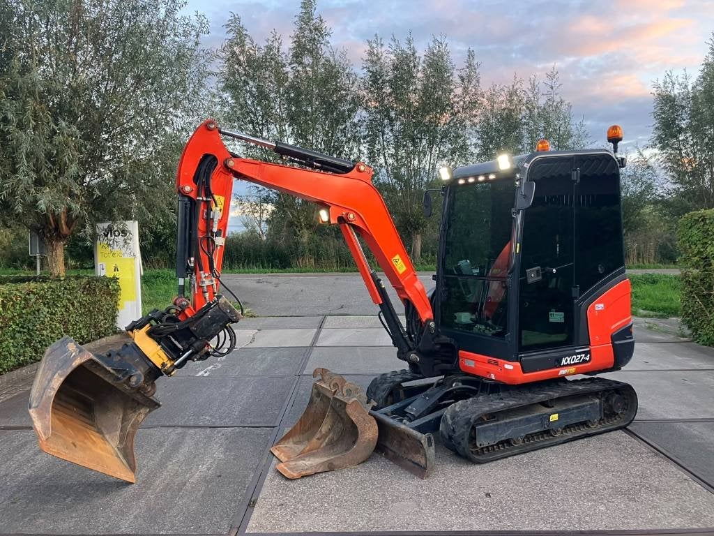 Kubota KX 027-4 HI minigraver | 1475 uur | Engcon DKS, Graafmachine