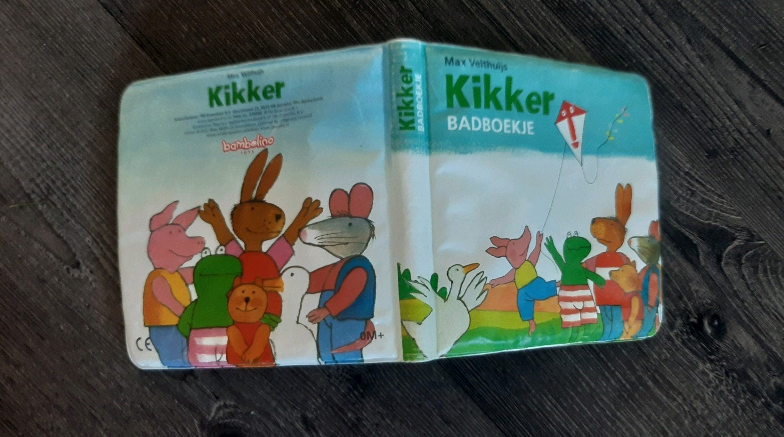 Kikker badboekje van Max Velthuijs, Boeken, Kinderboeken | Baby's en Peuters, Ophalen of Verzenden, Zo goed als nieuw, Uitklap-, Voel- of Ontdekboek