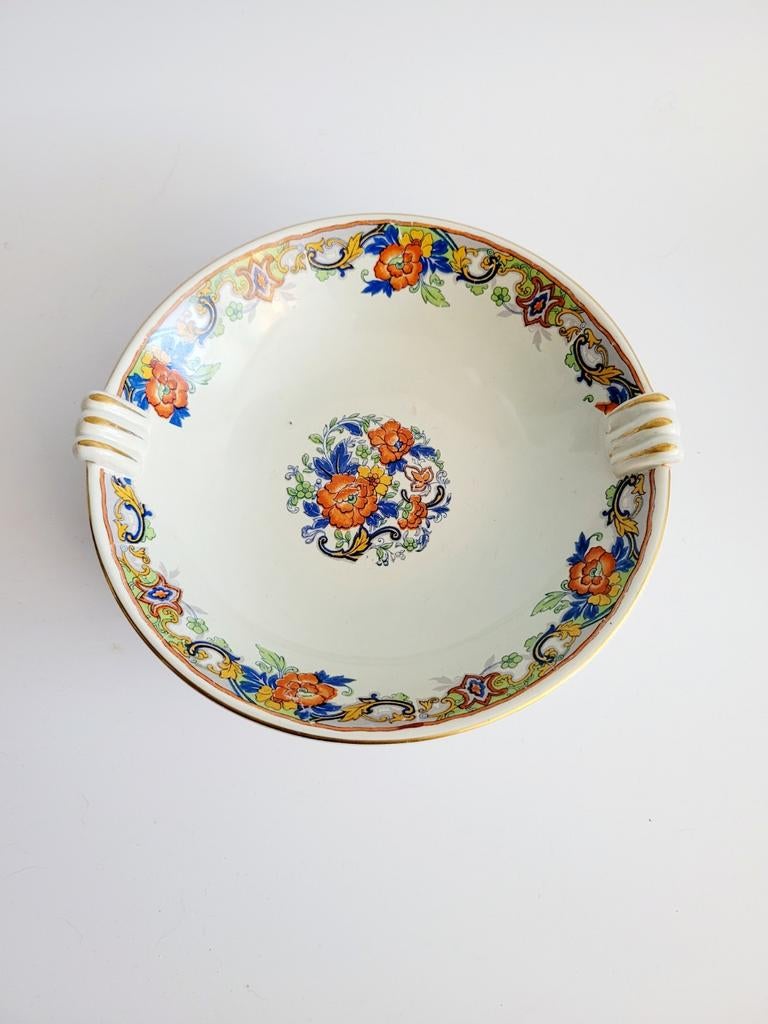 Plateel Zuid Holland Gouda prachtige schaal vintage servies, Antiek en Kunst, Ophalen of Verzenden