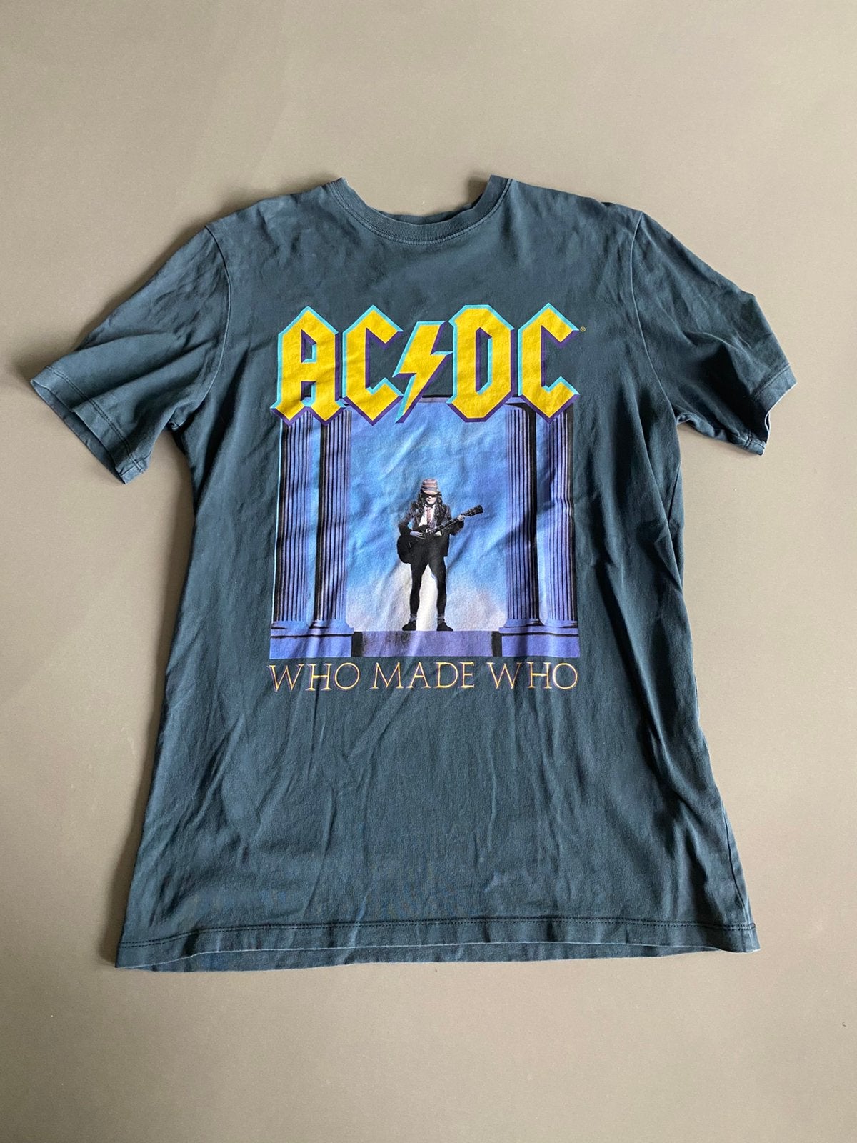 Grijs AC/DC t shirt maat XS, nieuw, Nieuw, Ophalen of Verzenden, Korte mouw, Maat 34 (XS) of kleiner