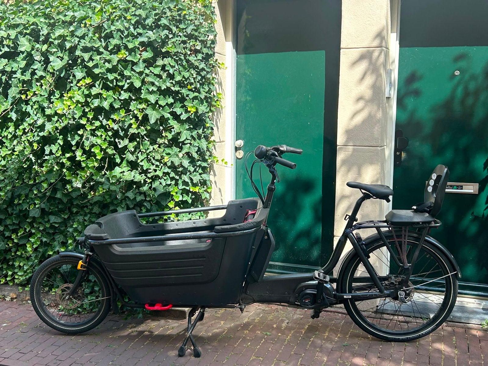 Batavus Fier E-Go Bakfiets | Regenkap beschermhoes, Overige merken, Gebruikt, Elektrisch, Ophalen of Verzenden
