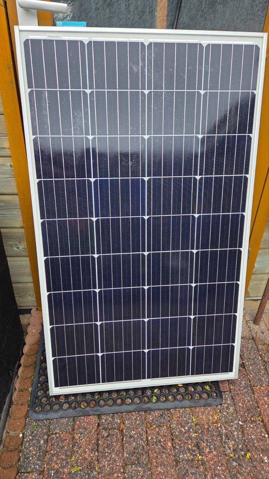 Zonnepaneel 120W + een regelaar 10 Amp., Ophalen, Gebruikt