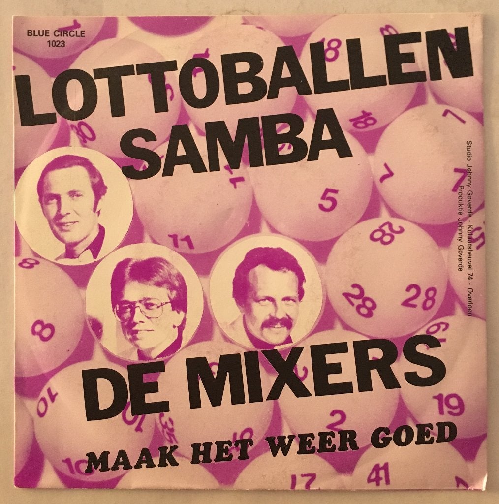 De Mixers – Lottoballen Samba, Originele persing, 7 inch, Ophalen of Verzenden, Zo goed als nieuw