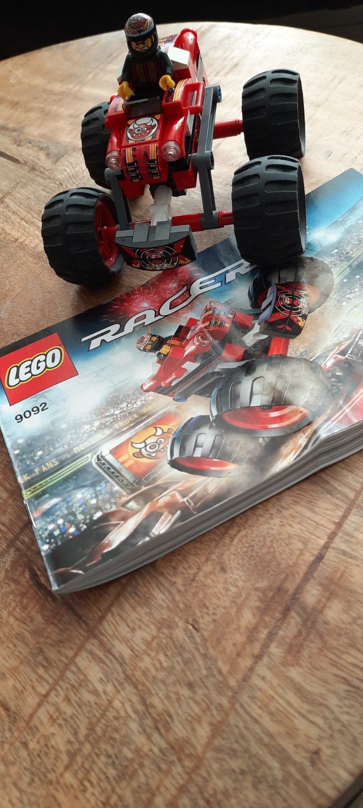 Lego Racers 9092 Crazy Demon met handleiding, Ophalen of Verzenden, Gebruikt