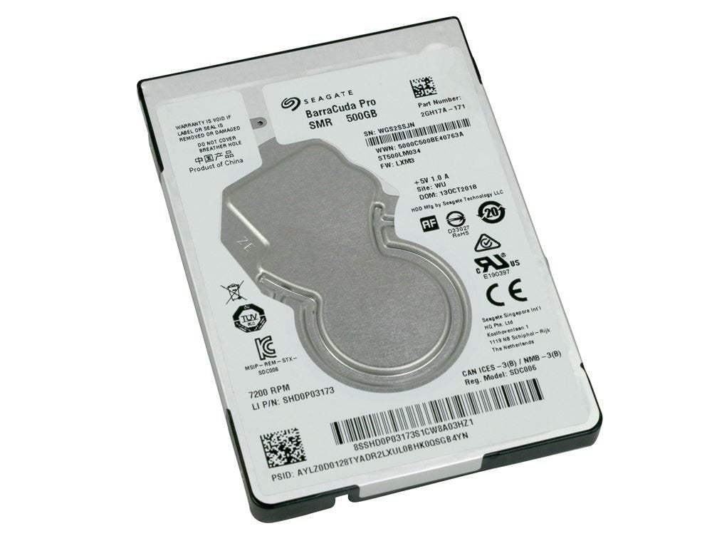 Seagate Barracuda Pro 500GB HDD 2.5" Hard Drive 7200RPM, Computers en Software, Harde schijven, Gebruikt, Desktop, Ophalen of Verzenden
