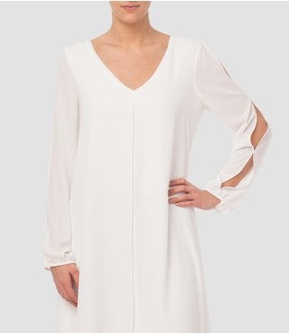 Joseph Ribkoff chique gebroken witte jurk mt 36/S, Kleding | Dames, Jurken, Verzenden, ., Wit, Joseph Ribkoff