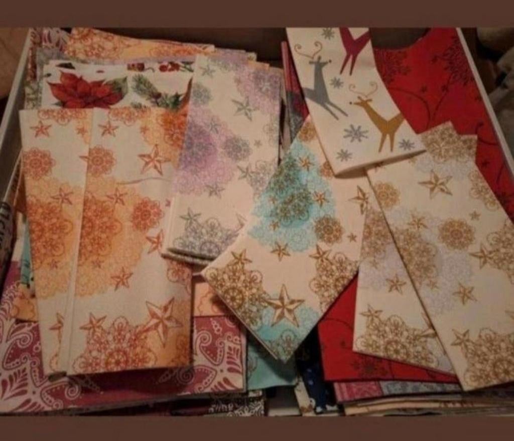 Kerstloper, kleedjes, servetten, etui voor bestek., Ophalen, Nieuw