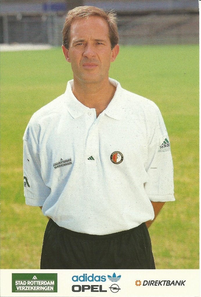 1992-1993 fotokaart Ruud Daniëls Feyenoord, Verzenden, Zo goed als nieuw, Feyenoord, Spelerskaart