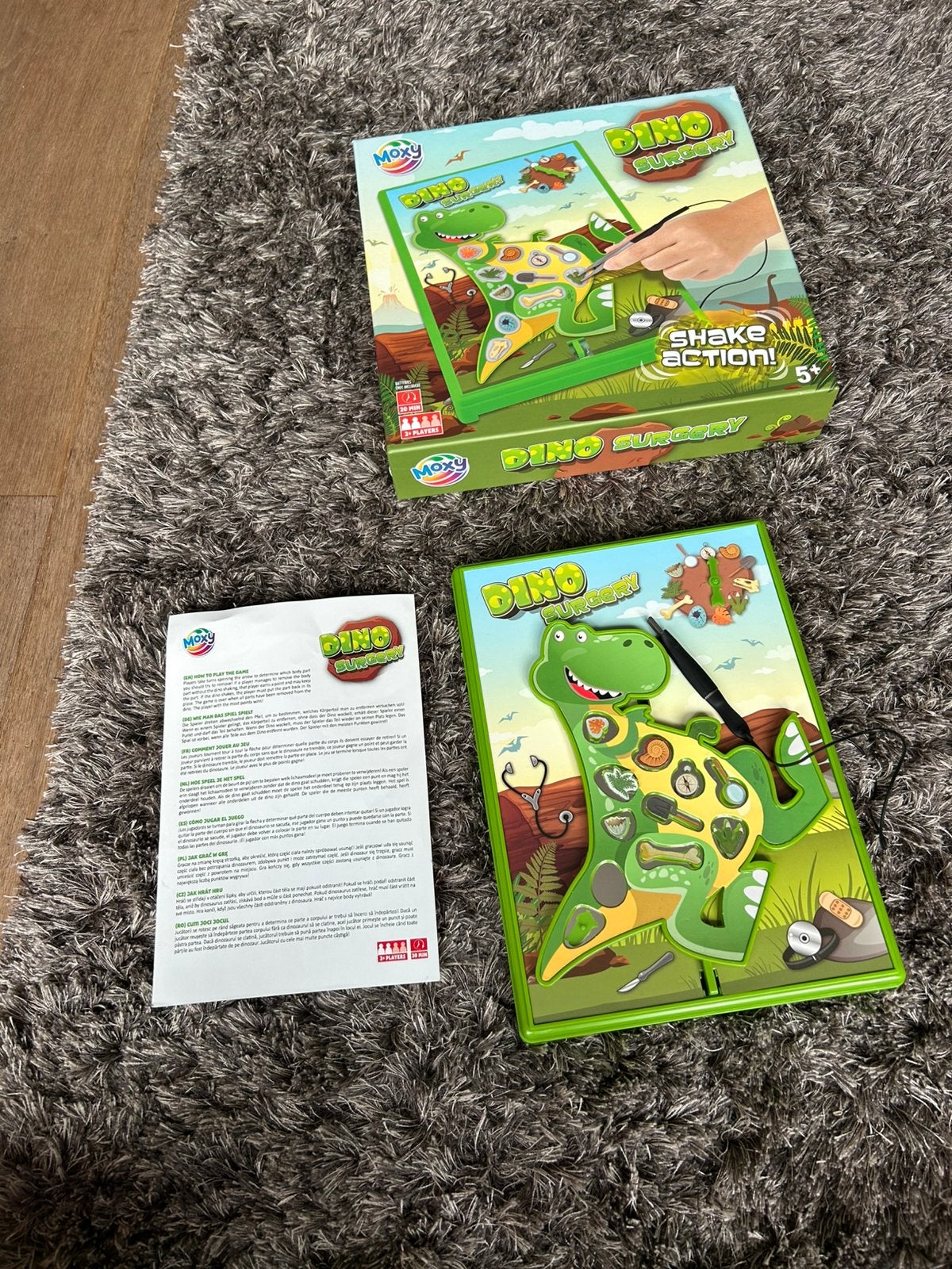Dino spel (soort dokter bibber), Kinderen en Baby's, Ophalen of Verzenden, Zo goed als nieuw