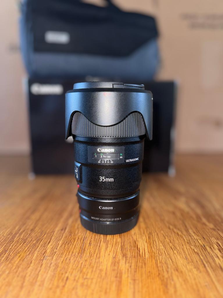 Canon EF 35mm f/1.4L II USM | Topstaat, Ophalen, Zo goed als nieuw, Groothoeklens