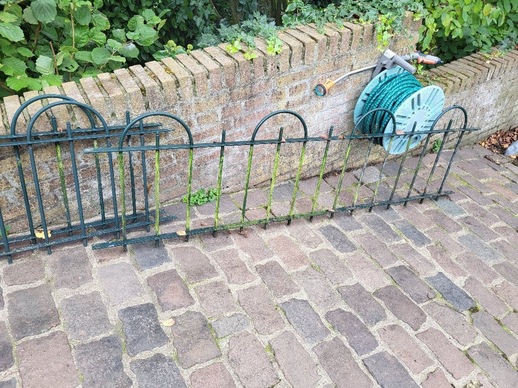 IJzer hekwerk 65 cm hoog, bijna 6 meter, Ophalen, Gebruikt, IJzer, Sierhekwerk