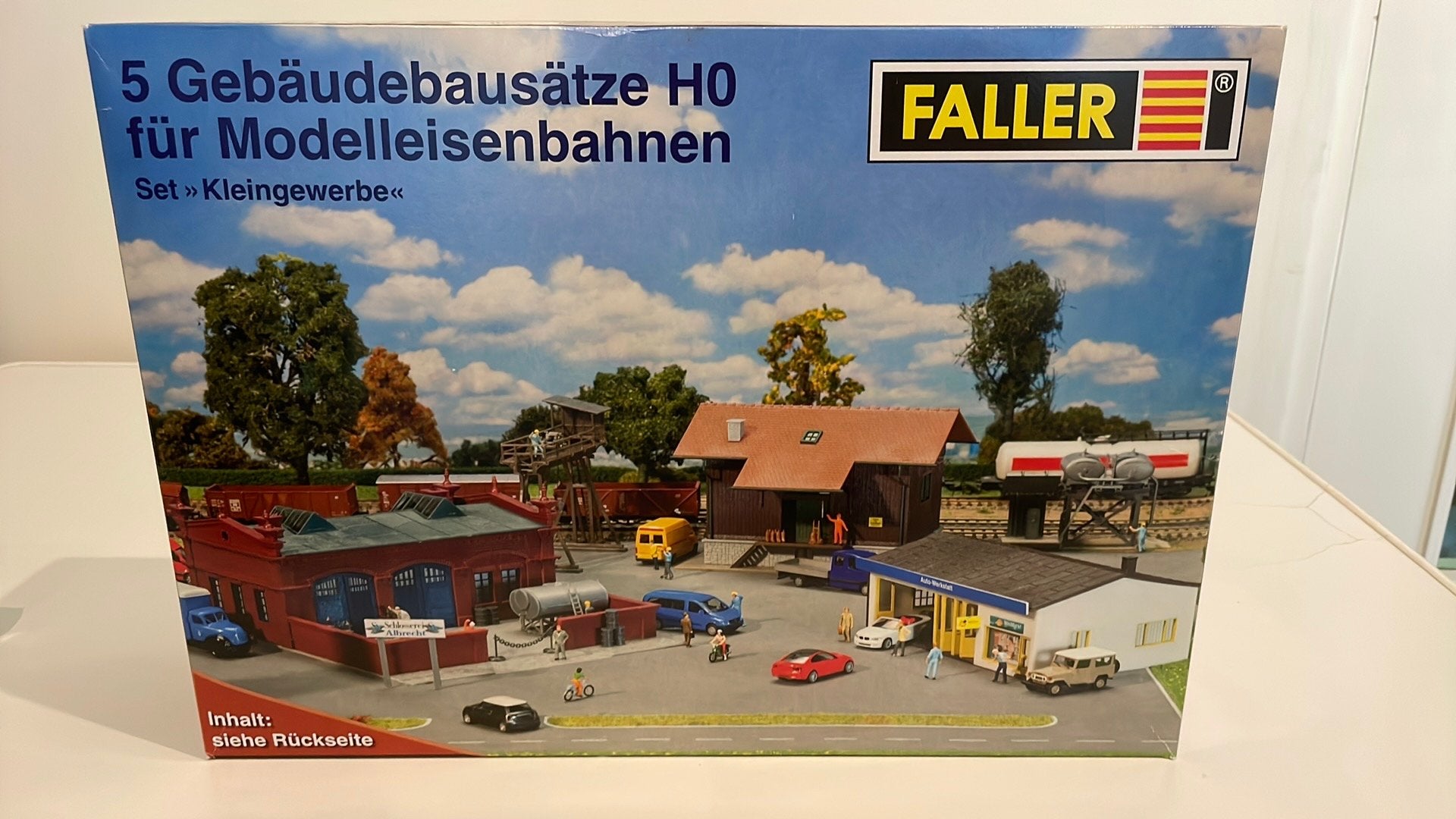 Faller H0 bouwdoos set van 5 “Kleingewerbe” industrie nieuw, Hobby en Vrije tijd, Overige merken, Gelijkstroom of Wisselstroom