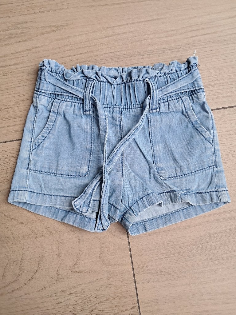 K101 Lichtblauwe korte broek C&A maat 92, Kinderen en Baby's, Kinderkleding | Maat 92, Broek, Gebruikt, C&A, Meisje