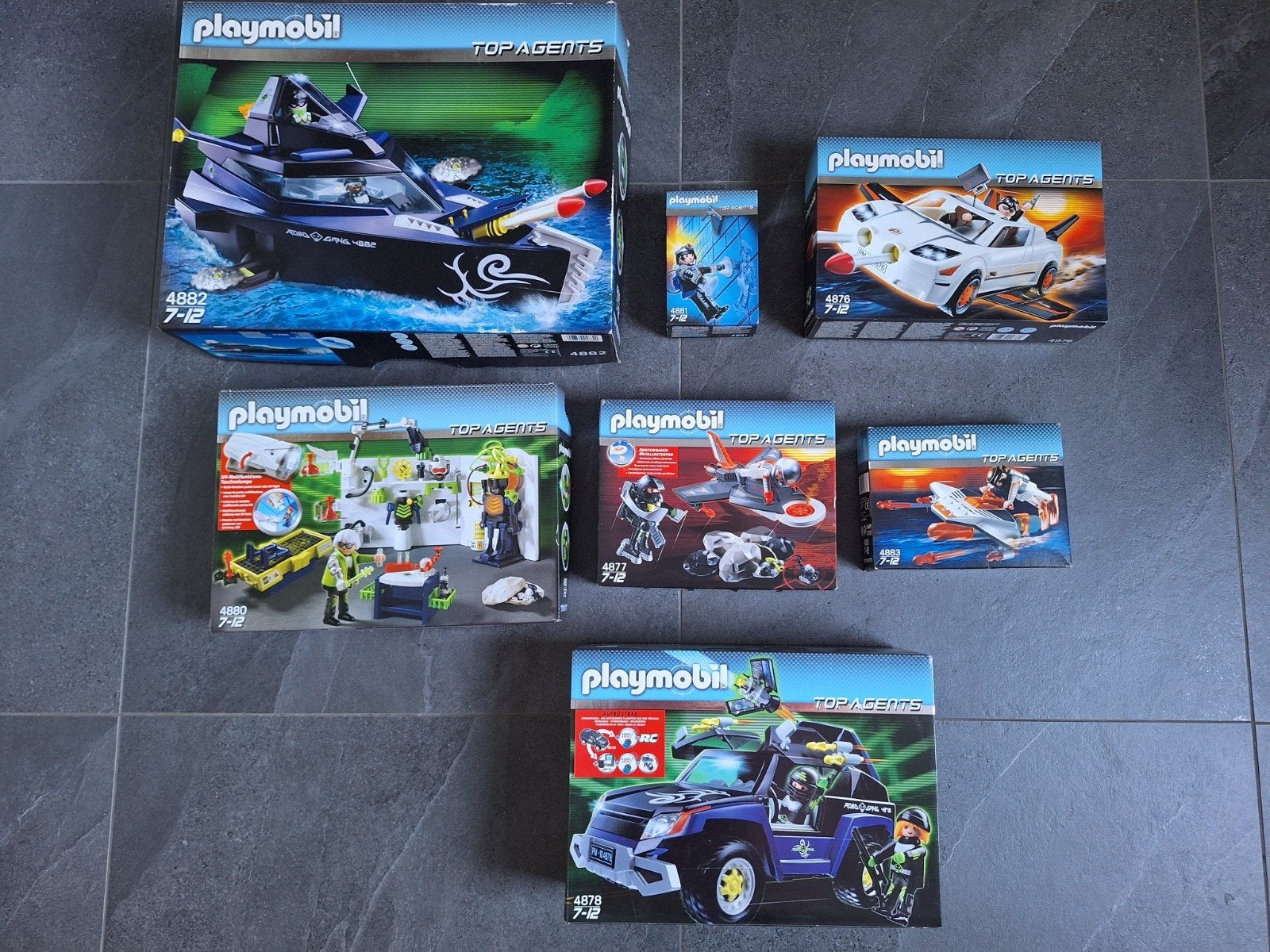 Playmobil NIEUW top agents complete set