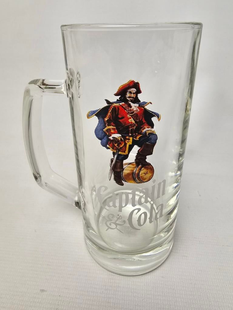 # Captain Morgan's Spiced Rum & Cola Glas 300ml, Verzamelen, Ophalen of Verzenden, Gebruikt, Overige typen