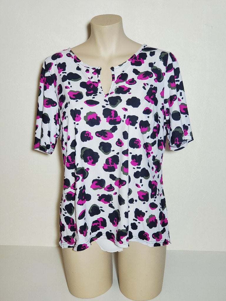 Studio Anneloes Juul Animal shirt maat XXL – Fuchsia, Black, Studio Anneloes, Maat 46/48 (XL) of groter, Ophalen of Verzenden