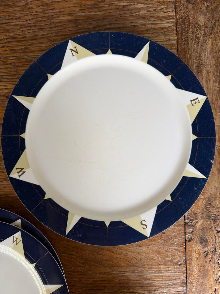 Mepal-Rosti Servies Melamine Kompas Rozen, Ophalen, Overige materialen, Gebruikt, Overige stijlen