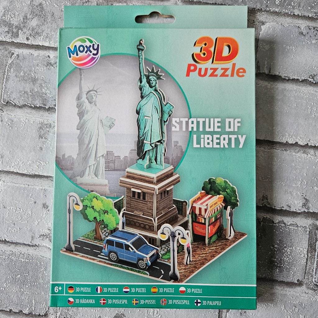 3D foam puzzel Vrijheidsbeeld 29 stukjes cadeau idee, Ophalen of Verzenden, Minder dan 500 stukjes, Nieuw, Rubik's of 3D-puzzel