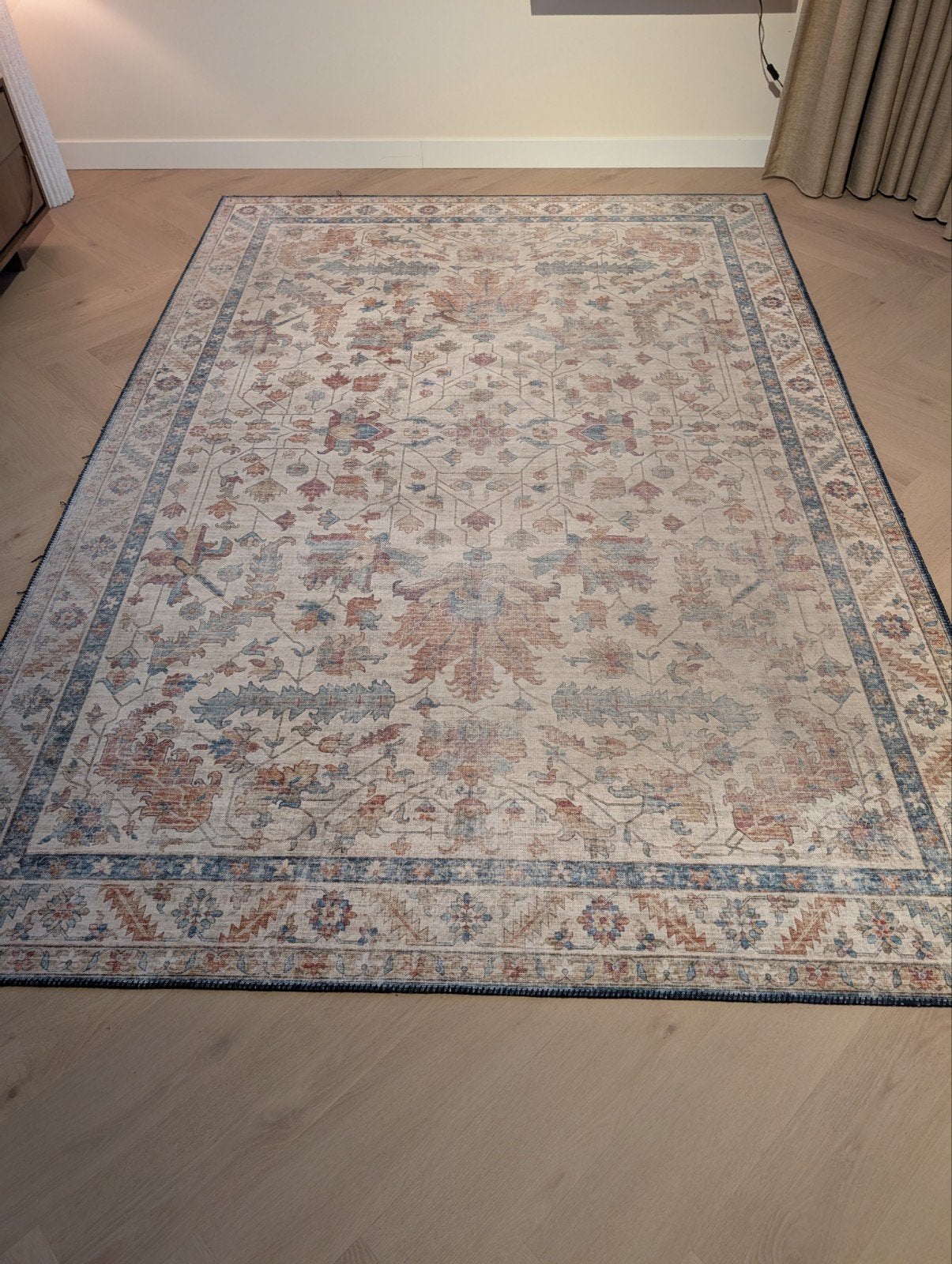 Vloerkleed Vintage - Azara Persia Lichtblauw, Ophalen, Gebruikt, 200 cm of meer, Oosters