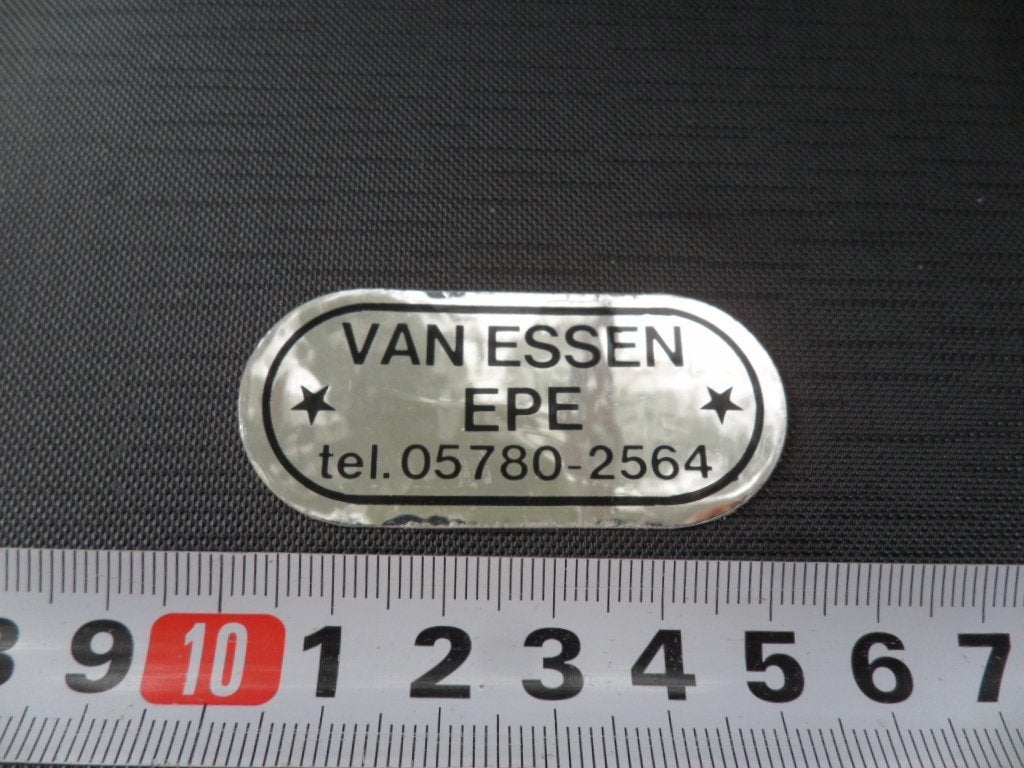 sticker folie VAN ESSEN EPE, Ophalen of Verzenden, Zo goed als nieuw