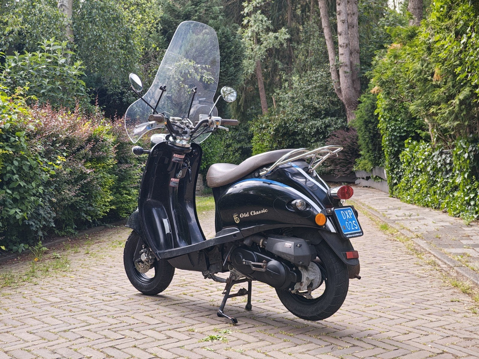 BTC Old Classic Scooter met Afstandsbediening Alarm, Fietsen en Brommers, Snorfietsen en Snorscooters, Overige merken, Gebruikt