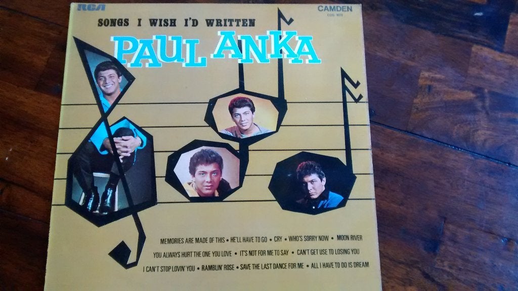 LP - Paul Anka - Songs I wish I'd written, Cd's en Dvd's, Vinyl | Pop, Ophalen of Verzenden, Zo goed als nieuw, Pop, LP
