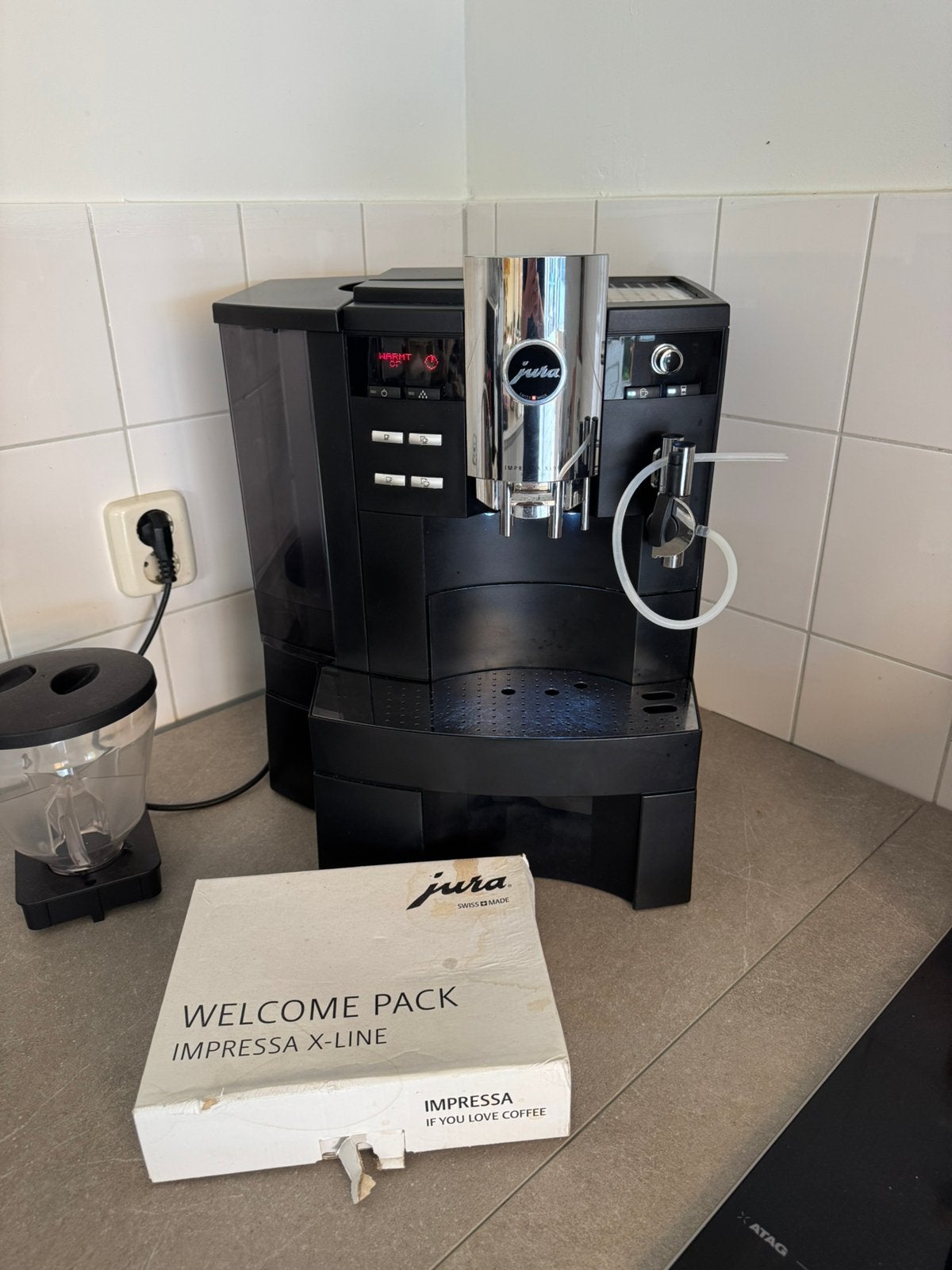 Jura Impressa XS90 One Touch Koffiemachine, Witgoed en Apparatuur, Koffiezetapparaten, Ophalen, Gebruikt, 10 kopjes of meer, Koffiemachine