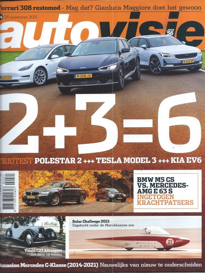 Autovisie 24 2021 : BMW M5 CS - Mercedes AMG E 63S - Kia EV6, Boeken, Ophalen of Verzenden, Gelezen, Algemeen