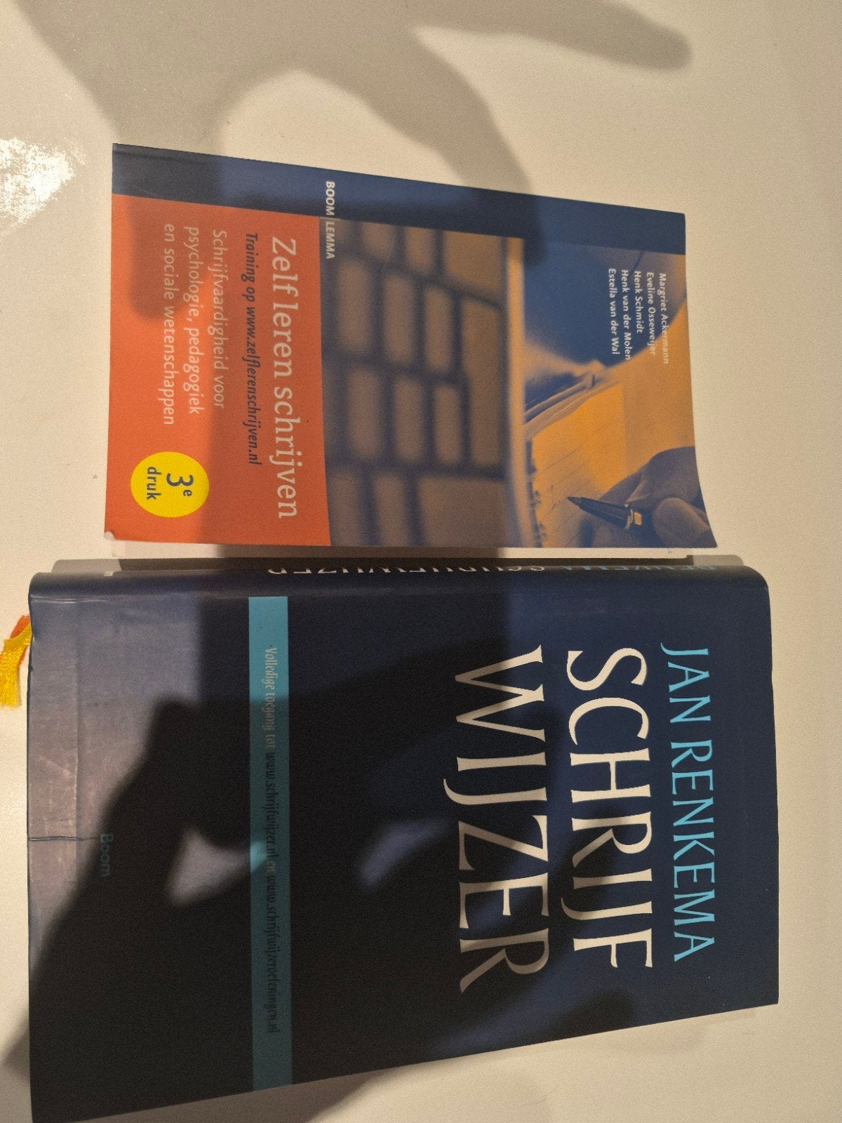 Zelf leren schrijven & Schrijfwijzer - Jan Renkema, Boeken, Ophalen, Gamma, Zo goed als nieuw, HBO