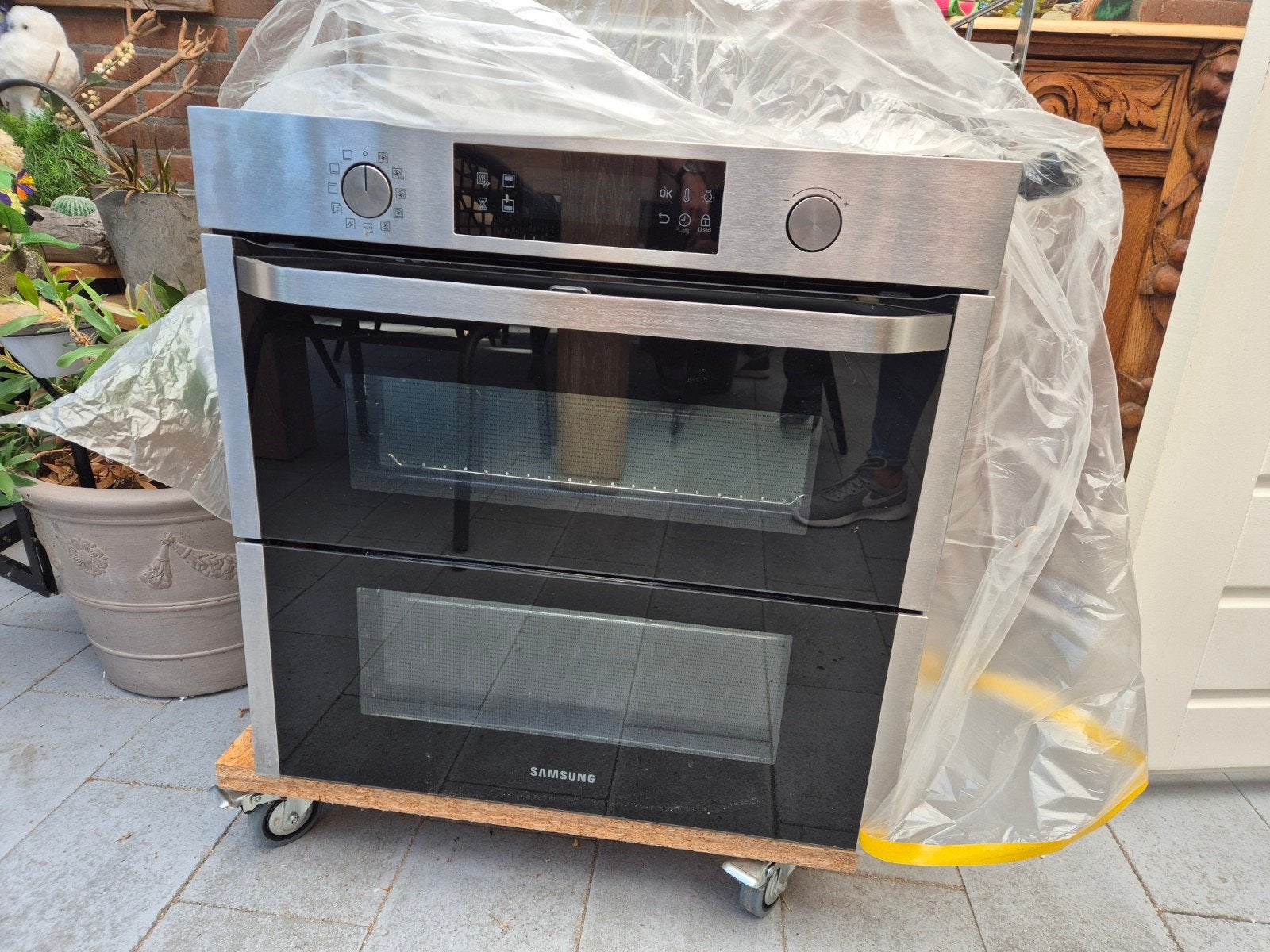 Samsung Dual Cook Oven - Inbouw Heteluchtoven t.e.a.b., Witgoed en Apparatuur, Ophalen, Zo goed als nieuw, Inbouw, 55 tot 60 cm