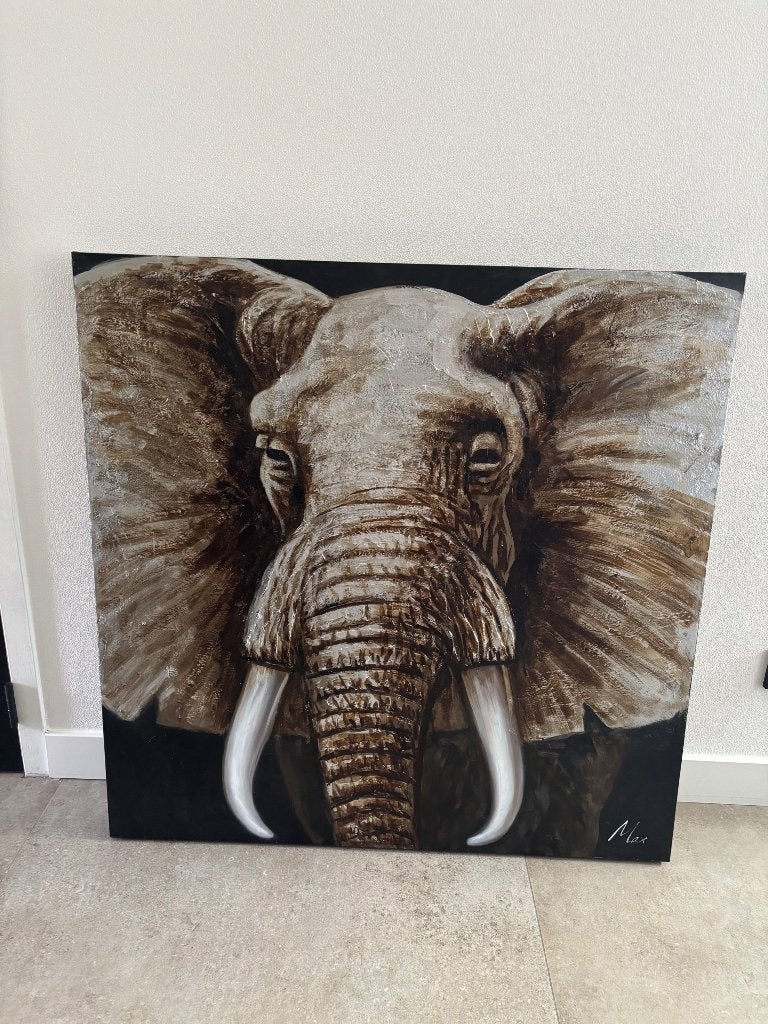 Schilderij, Ophalen, Overige stijlen, Doek, Overige technieken
