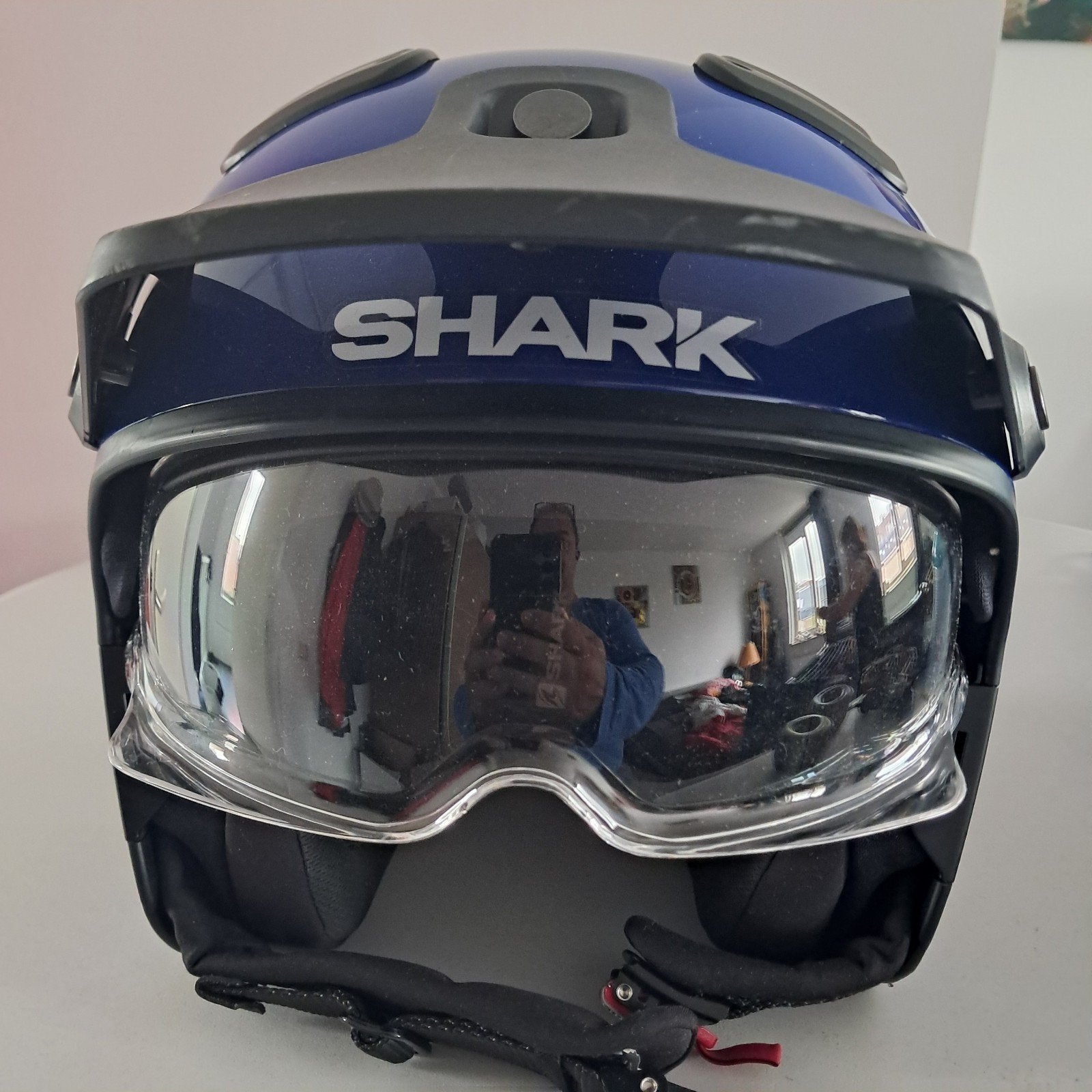 Shark  drakJethelm - Blauw, Maat m, M, Heren, Jethelm, Shark