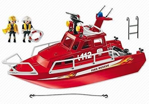 playmobile 3128 Brandweerboot met pomp, Ophalen, Nieuw, Complete set