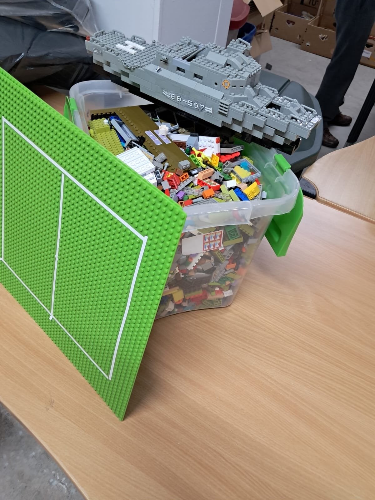 Brick stenen met 2 boten en onderdelen, Ophalen, Gebruikt