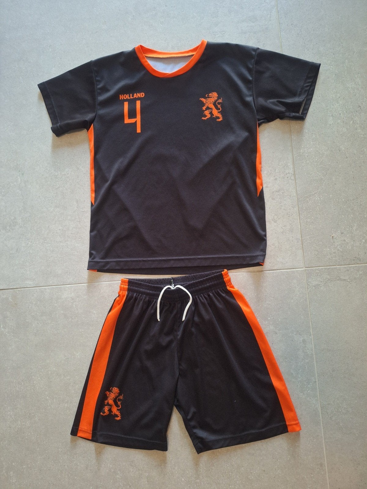 Oranje Holland Voetbaltenue Maat 152, Kinderen en Baby's, Kinderkleding | Overige, Ophalen of Verzenden, Zo goed als nieuw, Geen merk