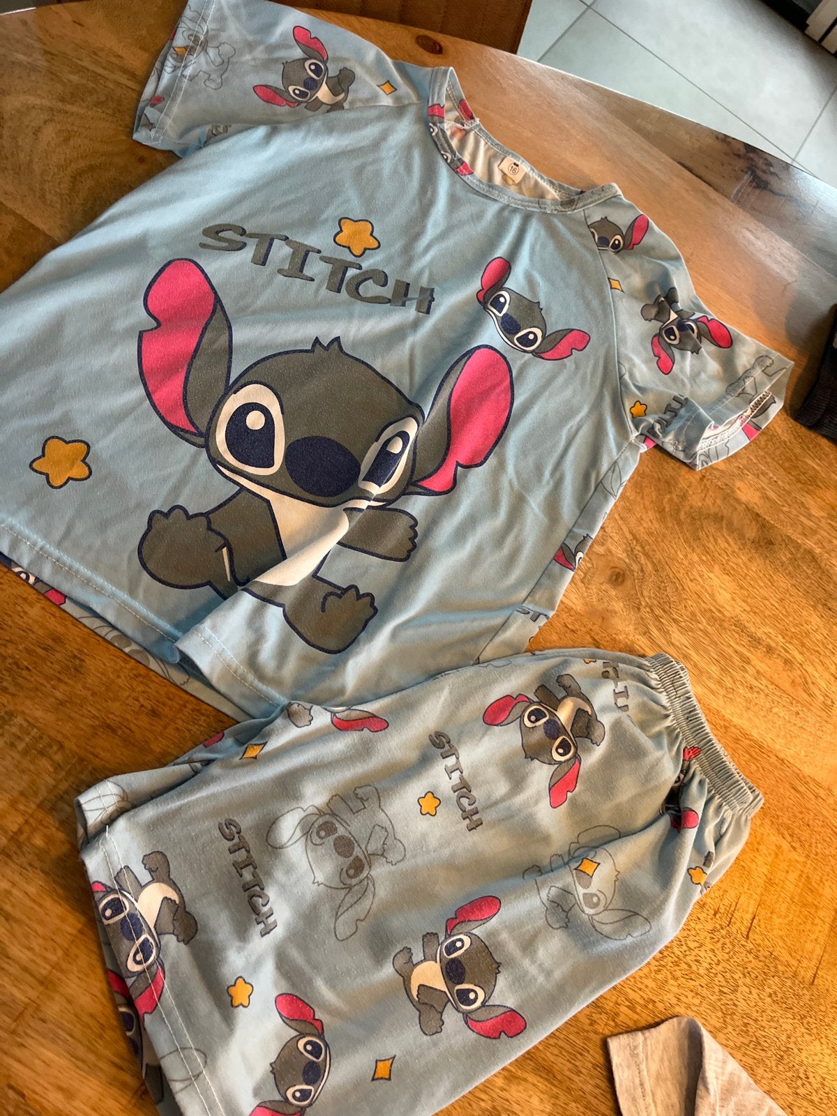 Stitch pyjama maat 158, Ophalen of Verzenden, Gebruikt, Jongen of Meisje, Nacht- of Onderkleding