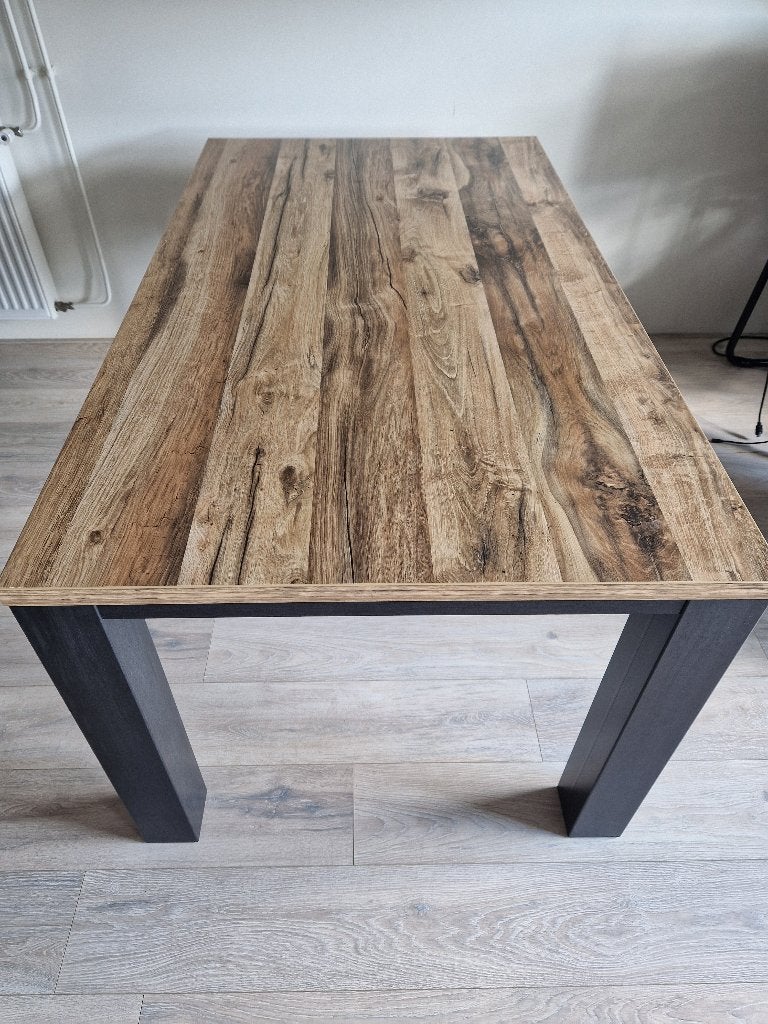 Eettafel, 150 tot 200 cm, Ophalen of Verzenden, Zo goed als nieuw, Vijf personen of meer